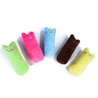 Brinquedo de Pelúcia para Gatos com Catnip - Divertido e Interativo para Mordidas e Arranhaduras, Ideal para Filhotes e Gatos que Amam Brincar