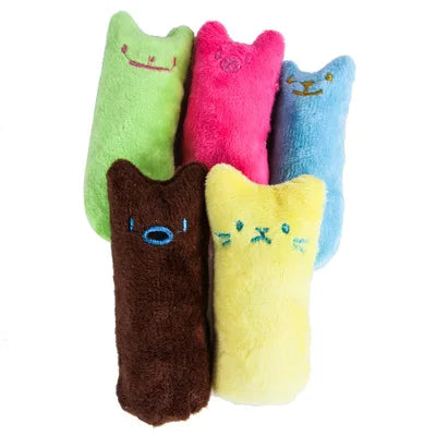 Brinquedo de Pelúcia para Gatos com Catnip - Divertido e Interativo para Mordidas e Arranhaduras, Ideal para Filhotes e Gatos que Amam Brincar